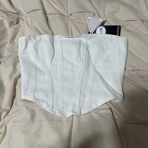 White Corset Top